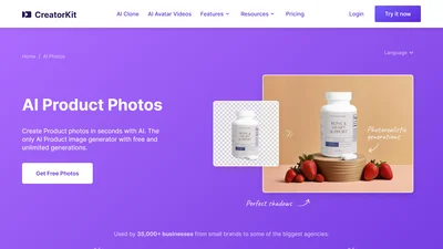 AI Product Photos by CreatorKit