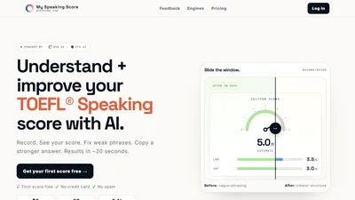 My Speaking Score