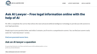 Ask AI Lawyer