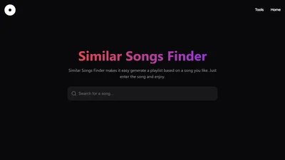Similar Songs Finder
