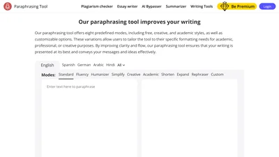 Paraphrasingtool.ai
