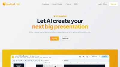 Instant AI for Google Slides