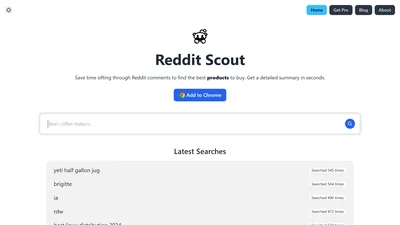 Reddit Scout