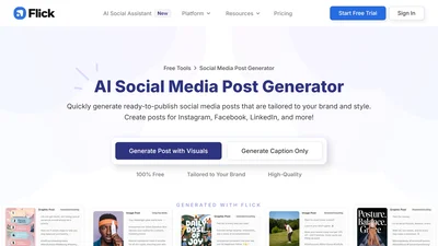 AI Social Media Post Generator by Flick