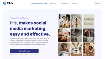Flick - AI Social Media Marketing Assistant