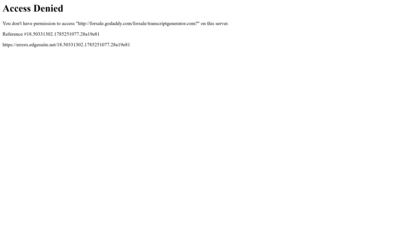 Transcript Generator