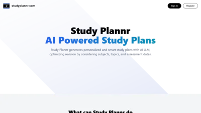 StudyPlannr