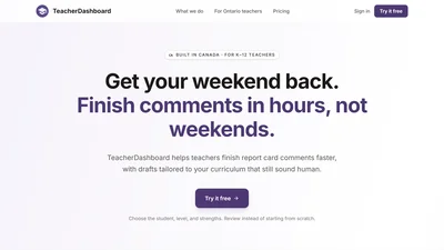 TeacherDashboard.ai