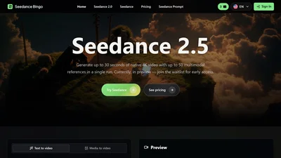 Seedance 2.5 AI Video Generator