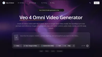 Veo 4 Omni AI Video Generator