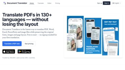 PDF Translator & Editor