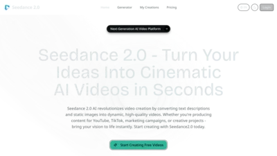 Seedance 2.0 - AI Video Generator
