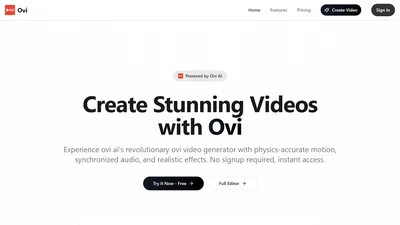 Ovi AI