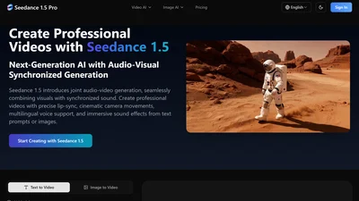 Seedance 1.5 AI Video Generator