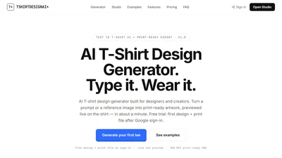 T-Shirt Design AI