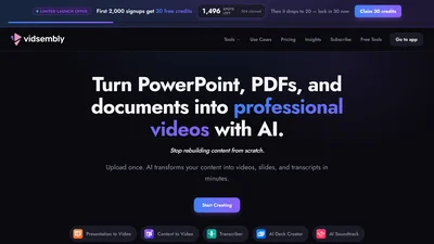 Presentation to Video