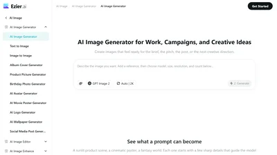 Ezier | AI Image Generator
