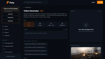 Flixly | Text to Video Generator