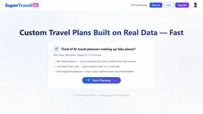SuperTravel AI Trip Planner
