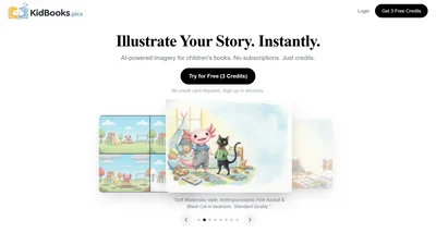 KidBooks.pics - Kids Book Image Generator