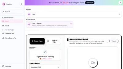 SoVideo - All-in-one ai image/video generator platform