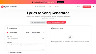 LyricsGenerator.io