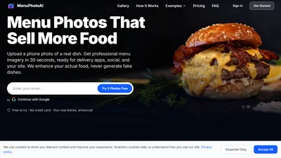 MenuPhotoAI