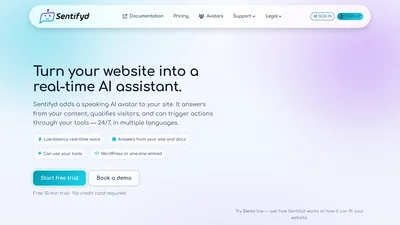 Sentifyd AI 3D Avatars