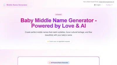 Middle Name Generator.net