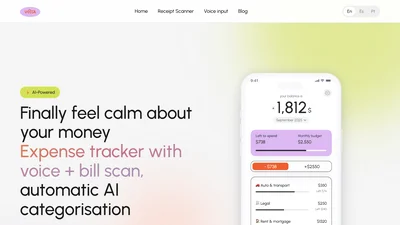 Vossa: AI expense tracker