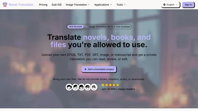 Novel Translator