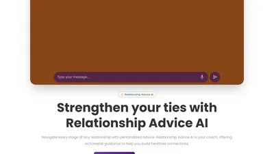 Relationship Advice AI by Tars