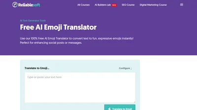 ReliableSoft Emoji Translator