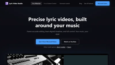 Lyric Video Studio