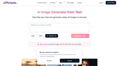 PicTools.AI — AI Image Editor & 100+ AI Filters