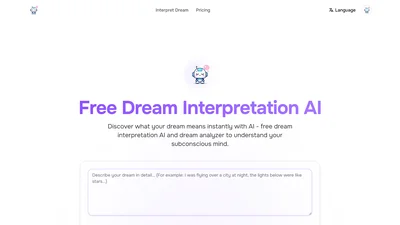 Dream Interpretation AI