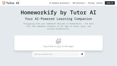Homeworkify by Tutor AI
