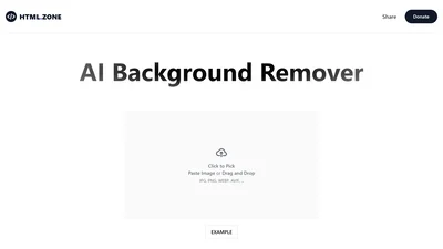 AI Background Remover by HTML Zone