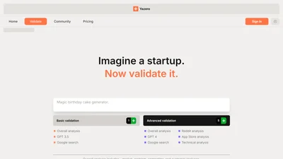 Validator by Yazero