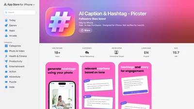 Picster - Caption and Hashtag