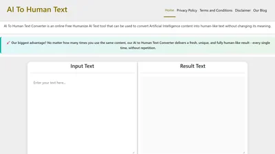 AI To Human Text Converter