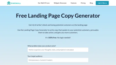 Landing Page Copy