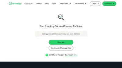 Whatsapp Fact Checker Bot