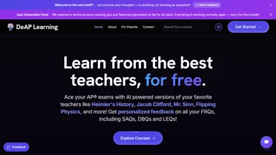 DeAP Learning Labs