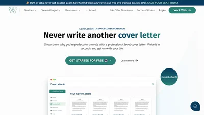 CoverletterAI by Wonsulting