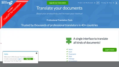 ChatGPT for Translators