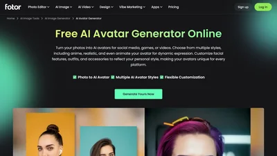 Fotor AI Avatar Generator