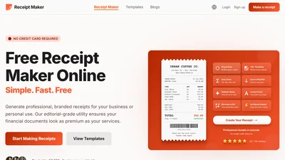 ReceiptMaker AI
