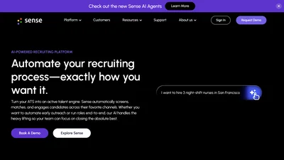 Sense Talent Engagement Platform
