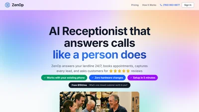 ZenOp AI Receptionist